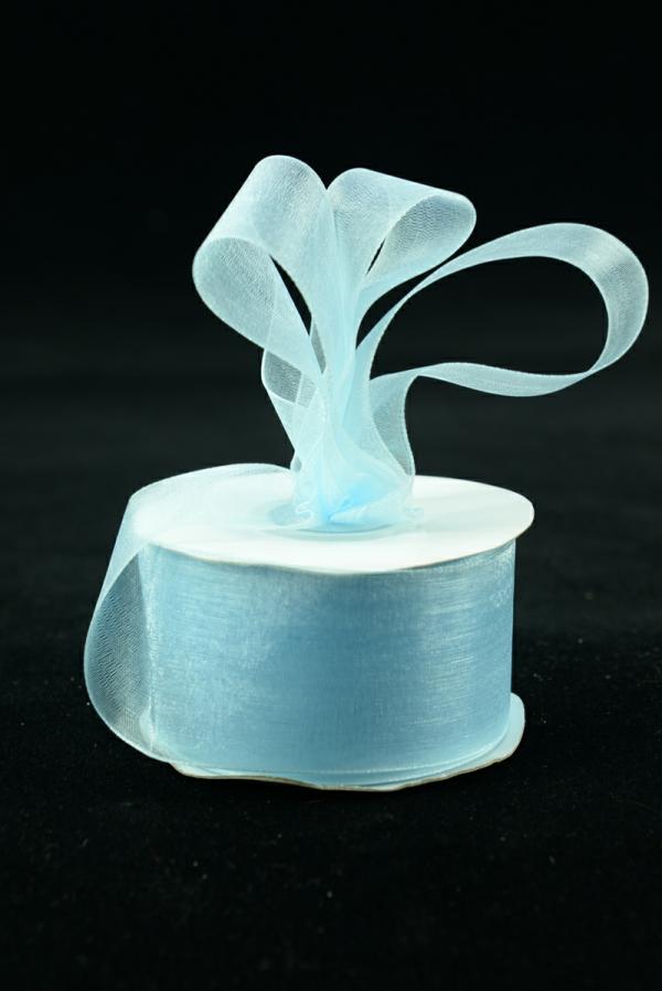 Organza Ribbon |   Organza Ribbon , Light Blue, 1.5 Inch X 25 Yards (1 Spool) Organza Ribbon Organza Ribbon