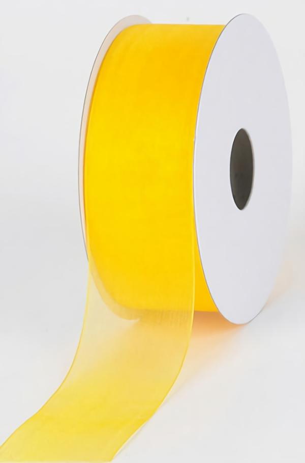 Organza Ribbon |   Organza Ribbon , Light Gold, 1/4 Inch X 25 Yards (1 Spool) Organza Ribbon Organza Ribbon