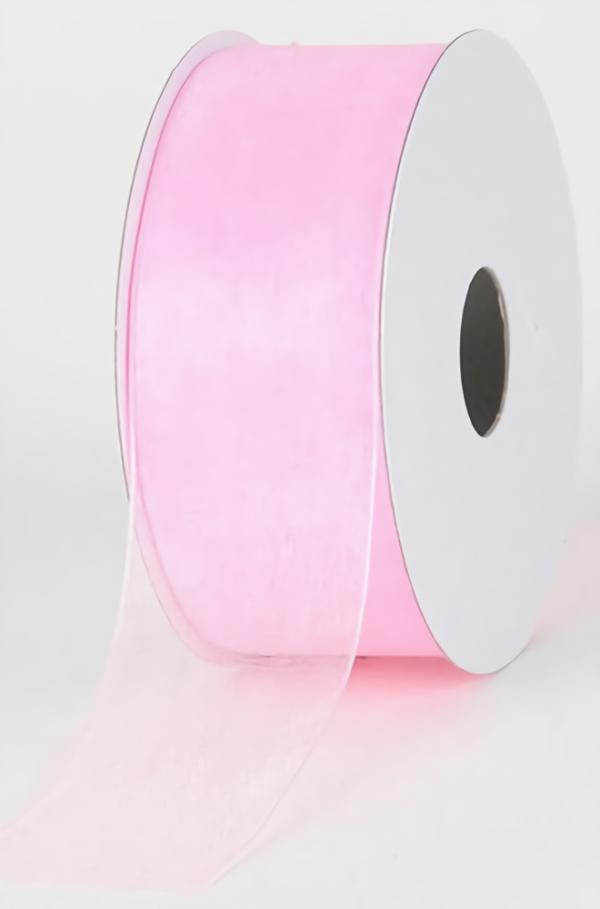 Organza Ribbon |   Organza Ribbon , Light Pink, 3/8 Inch X 25 Yards (1 Spool) Organza Ribbon Organza Ribbon