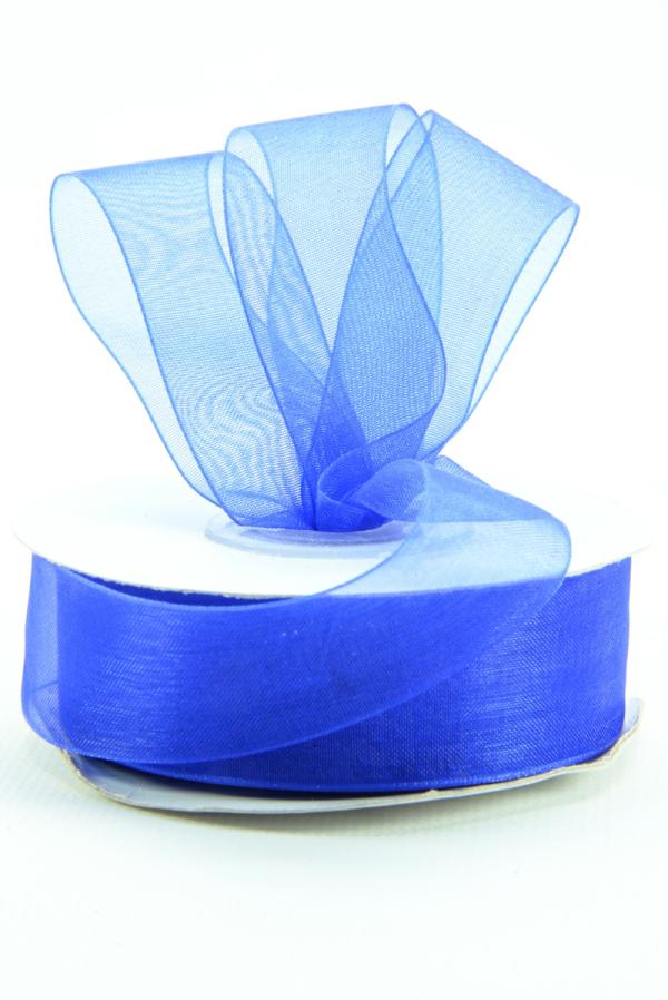 Organza Ribbon |   Organza Ribbon , Royal, 7/8 Inch X 25 Yards (1 Spool) Organza Ribbon Organza Ribbon