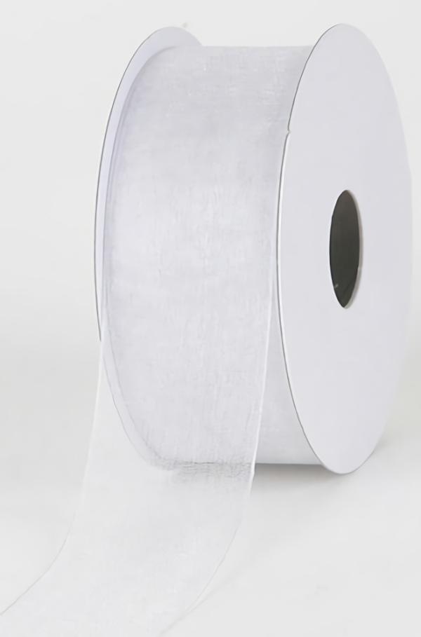 Organza Ribbon |   Organza Ribbon , Silver, 3/8 Inch X 25 Yards (1 Spool) Organza Ribbon Organza Ribbon