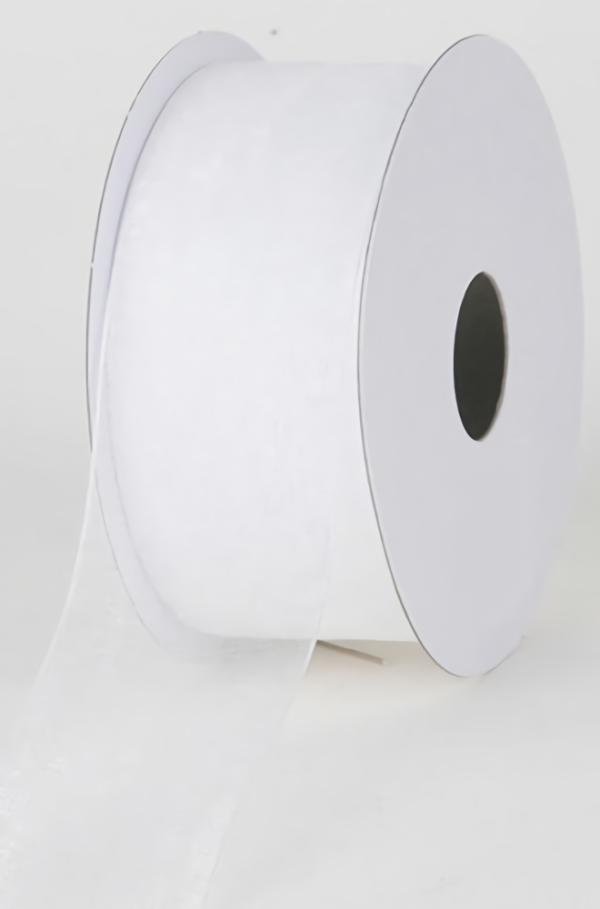 Organza Ribbon |   Organza Ribbon , White, 5/8 Inch X 25 Yards (1 Spool) Organza Ribbon Organza Ribbon