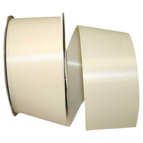 Poly Satin Embossed Ribbon (Polypropylene) |   Ivory, Embossed, Polypropylene, Florentine Ribbon 2 ½ Inch X 100 Yds., (1 Spool) Poly Satin Embossed Ribbon (Polypropylene) Poly Satin Embossed Ribbon (Polypropylene)