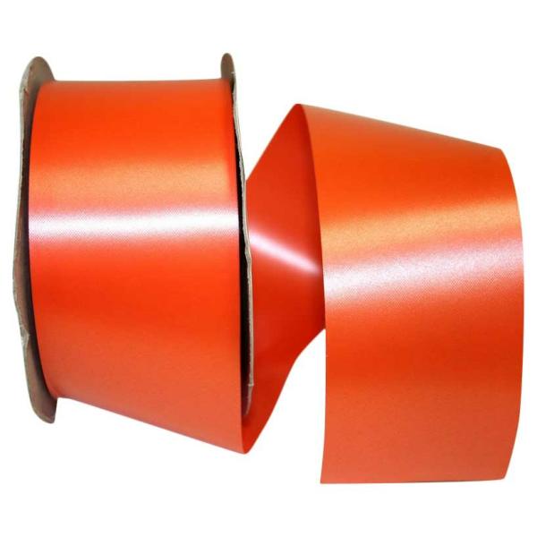 Poly Satin Embossed Ribbon (Polypropylene) |   Orange, Embossed, Polypropylene, Florentine Ribbon 2 ¾ Inch X 100 Yds., (1 Spool) Poly Satin Embossed Ribbon (Polypropylene) Poly Satin Embossed Ribbon (Polypropylene)