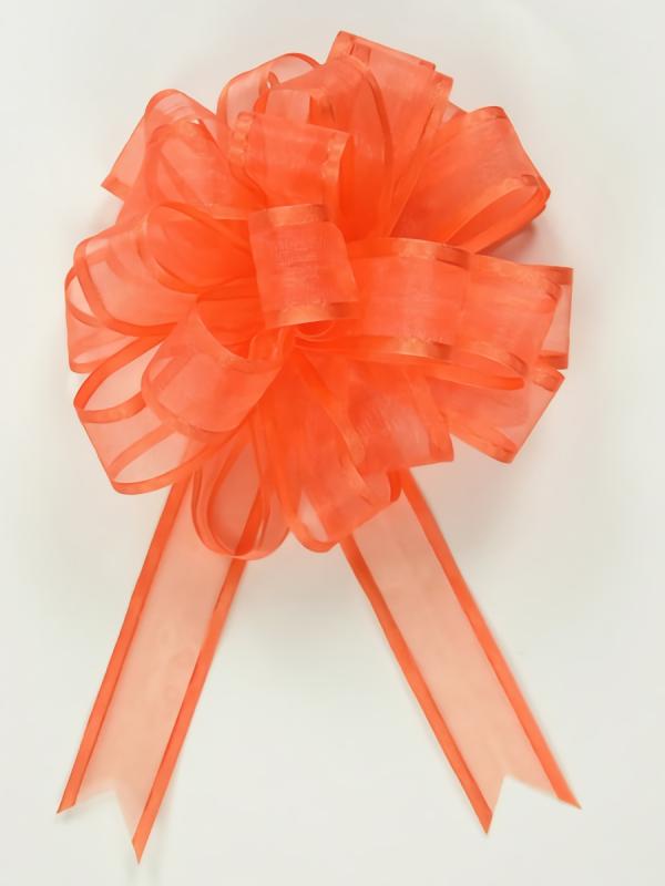 Pull Bow Ribbon |   Pull A Bow Ribbon , Orange, 7/8 Inch X 25 Yards (1 Spool) Pull Bow Ribbon Pull Bow Ribbon