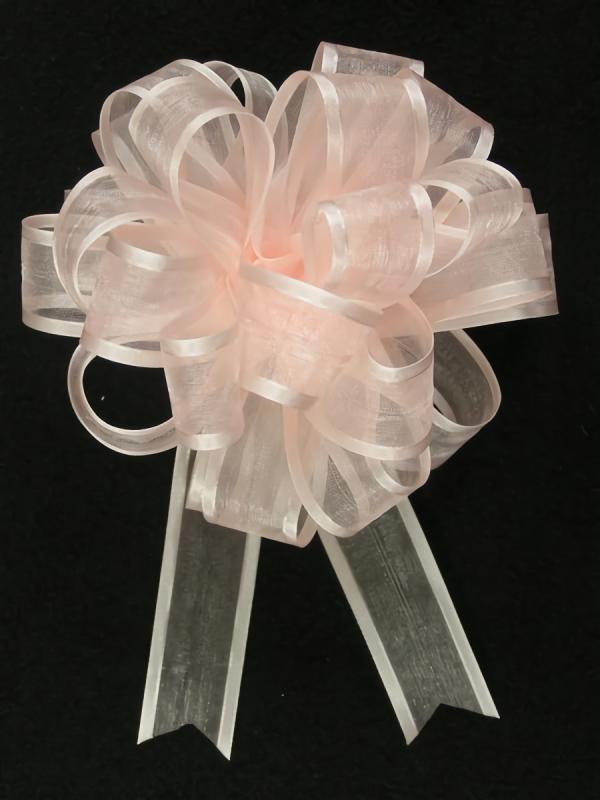 Pull Bow Ribbon |   Pull A Bow Ribbon , Peach, 7/8 Inch X 25 Yards (1 Spool) Pull Bow Ribbon Pull Bow Ribbon