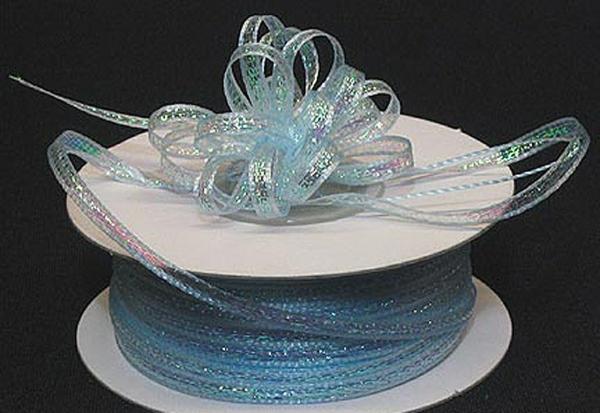 Pull Bow Ribbon |   Pull Bow Ribbon, Lt. Blue, 1/8 Inch X 50 Yards (1 Spool) Pull Bow Ribbon Pull Bow Ribbon