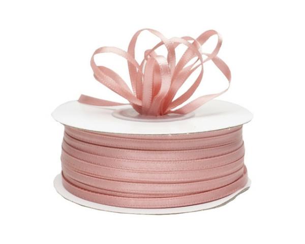 Satin Ribbon – Single Face |   Double Faced Satin Ribbon , Blush, 1/8 Inch X 100 Yards (1 Spool) Ribbon Satin Ribbon - Single Face