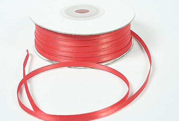 Satin Ribbon – Single Face |   Double Faced Satin Ribbon , Coral, 1/8 Inch X 100 Yards (1 Spool) Ribbon Satin Ribbon - Single Face