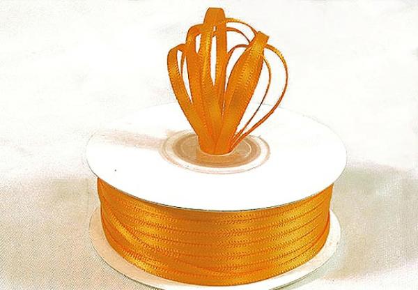 Satin Ribbon – Single Face |   Double Faced Satin Ribbon , Gold Yellow, 1/8 Inch X 100 Yards (1 Spool) Ribbon Satin Ribbon - Single Face