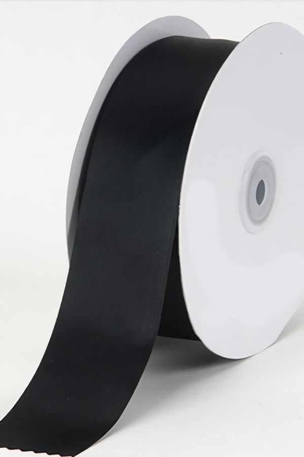 Satin Ribbon – Single Face |   Single Faced Satin Ribbon , Black, 1/4 Inch X 25 Yards (1 Spool) Ribbon Satin Ribbon - Single Face