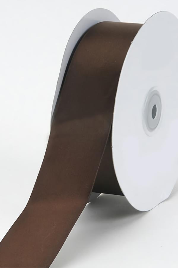 Satin Ribbon – Single Face |   Single Faced Satin Ribbon, Brown, 3/8 Inch X 25 Yards (1 Spool) Ribbon Satin Ribbon - Single Face