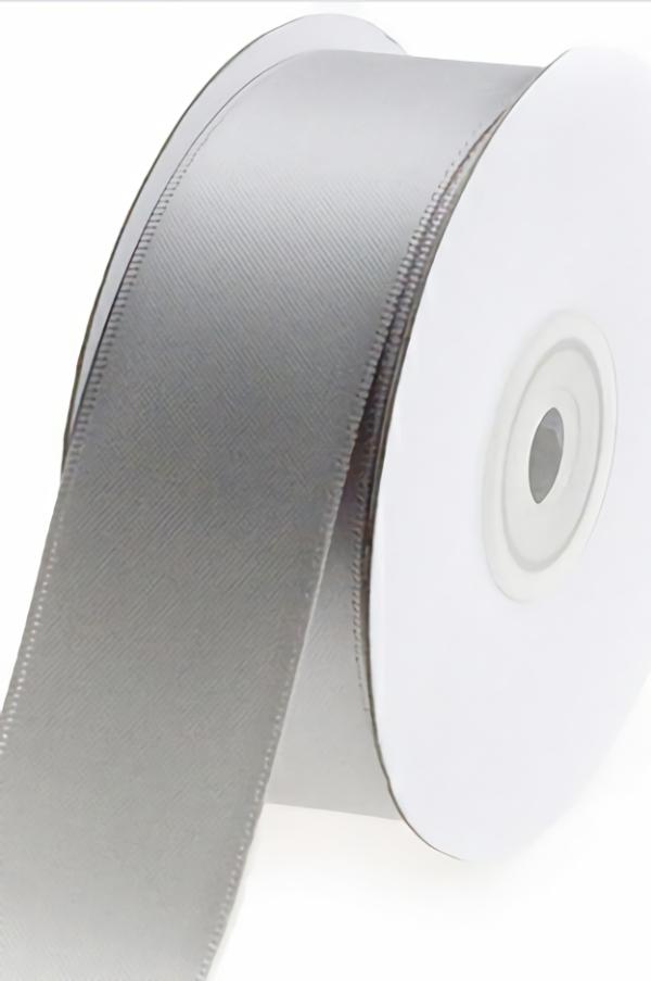 Satin Ribbon – Single Face |   Single Faced Satin Ribbon , Gray, 1-1/2 Inch X 25 Yards (1 Spool) Ribbon Satin Ribbon - Single Face