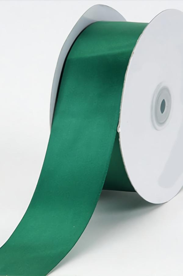 Satin Ribbon – Single Face |   Single Faced Satin Ribbon , Hunter, 1/4 Inch X 25 Yards (1 Spool) Ribbon Satin Ribbon - Single Face