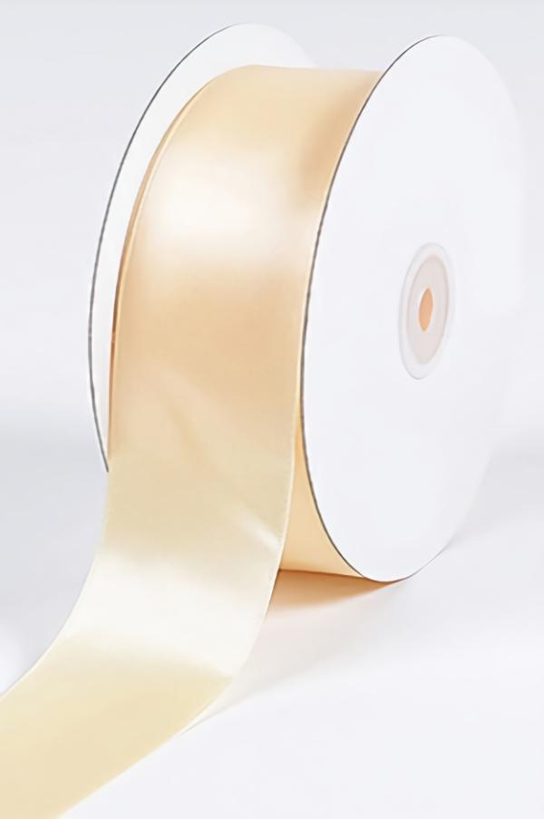 Satin Ribbon – Single Face |   Single Faced Satin Ribbon , Ivory, 1/4 Inch X 25 Yards (1 Spool) Ribbon Satin Ribbon - Single Face