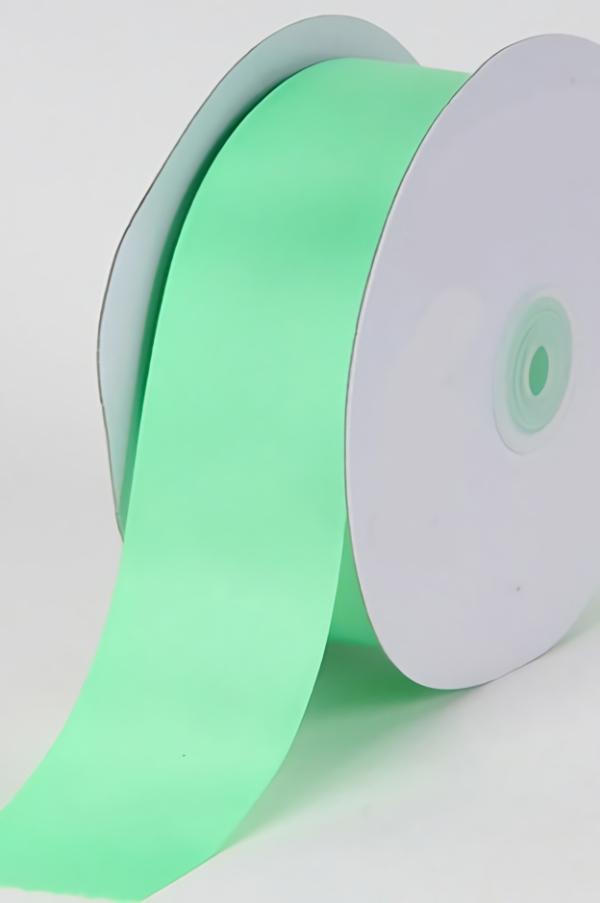 Satin Ribbon – Single Face |   Single Faced Satin Ribbon , Mint, 1-1/2 Inch X 25 Yards (1 Spool) Ribbon Satin Ribbon - Single Face