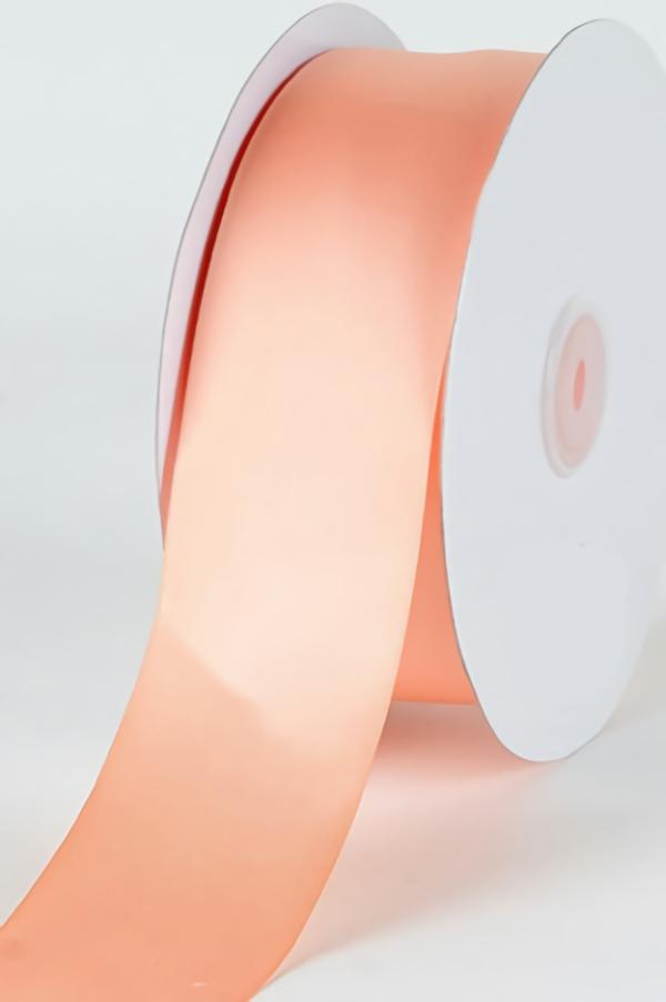 Satin Ribbon – Single Face |   Single Faced Satin Ribbon , Peach, 1/4 Inch X 25 Yards (1 Spool) Ribbon Satin Ribbon - Single Face