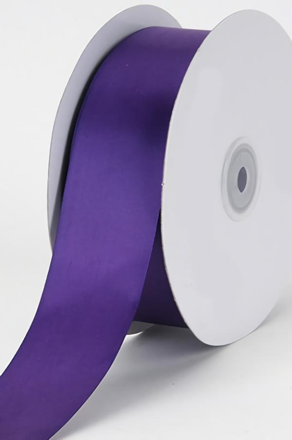 Satin Ribbon – Single Face |   Single Faced Satin Ribbon , Purple, 1/4 Inch X 25 Yards (1 Spool) Ribbon Satin Ribbon - Single Face