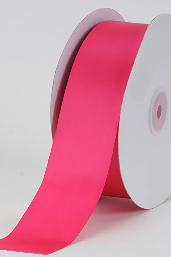 Satin Ribbon – Single Face |   Single Faced Satin Ribbon , Shocking Pink, 1-1/2 Inch X 25 Yards (1 Spool) Ribbon Satin Ribbon - Single Face