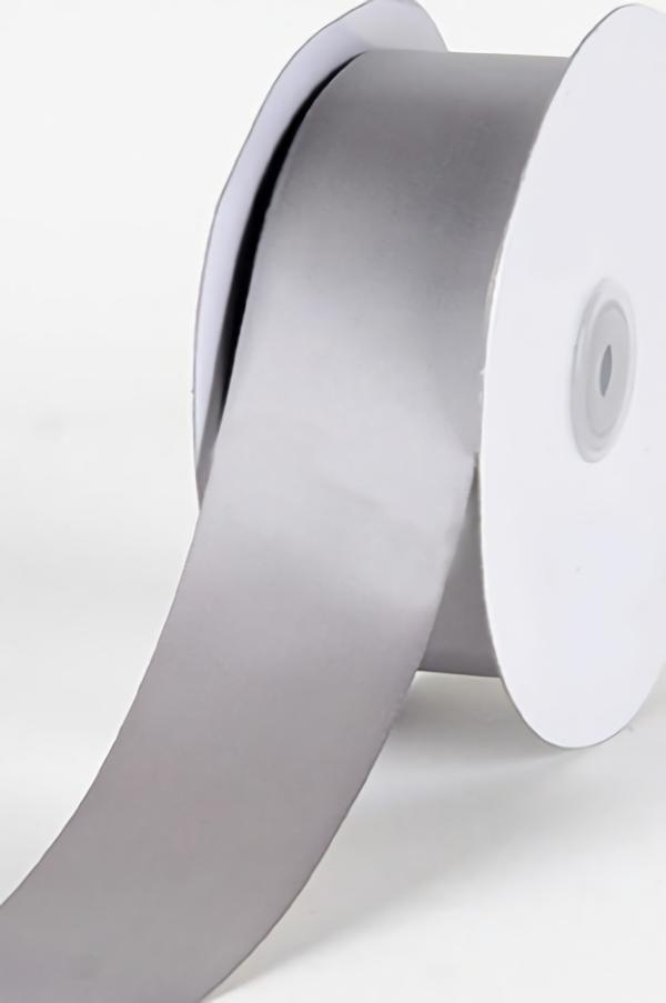 Satin Ribbon – Single Face |   Single Faced Satin Ribbon , Silver, 1-1/2 Inch X 25 Yards (1 Spool) Ribbon Satin Ribbon - Single Face