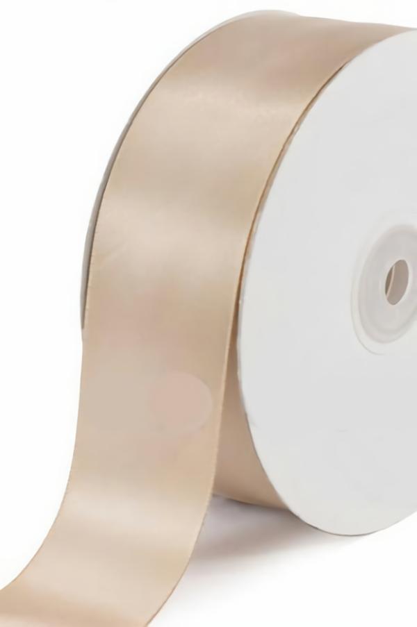 Satin Ribbon – Single Face |   Single Faced Satin Ribbon , Toffee, 1-1/2 Inch X 25 Yards (1 Spool) Ribbon Satin Ribbon - Single Face