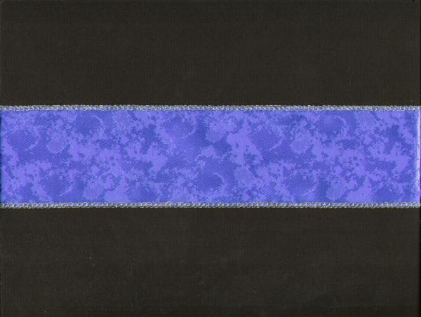 Wired Ribbon |   2.75 Inch Wired Everyday Ribbon With Gold Edges, Blue (3 Yards) Ribbon Wired Ribbon