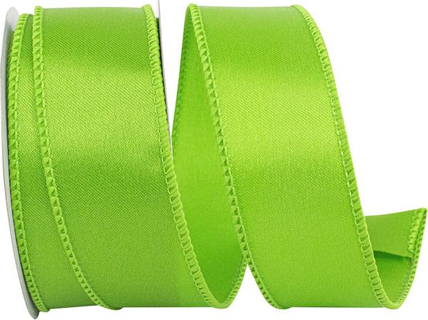 Wired Ribbon |   1.5 Inch Citrus Satin Ribbon With Wired Edges, 10 Yard Spool (1 Spool) Ribbon Wired Ribbon