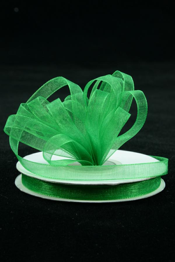 Organza Ribbon |   Organza Ribbon , Emerald, 3/8 Inch X 25 Yards (1 Spool) Organza Ribbon Organza Ribbon