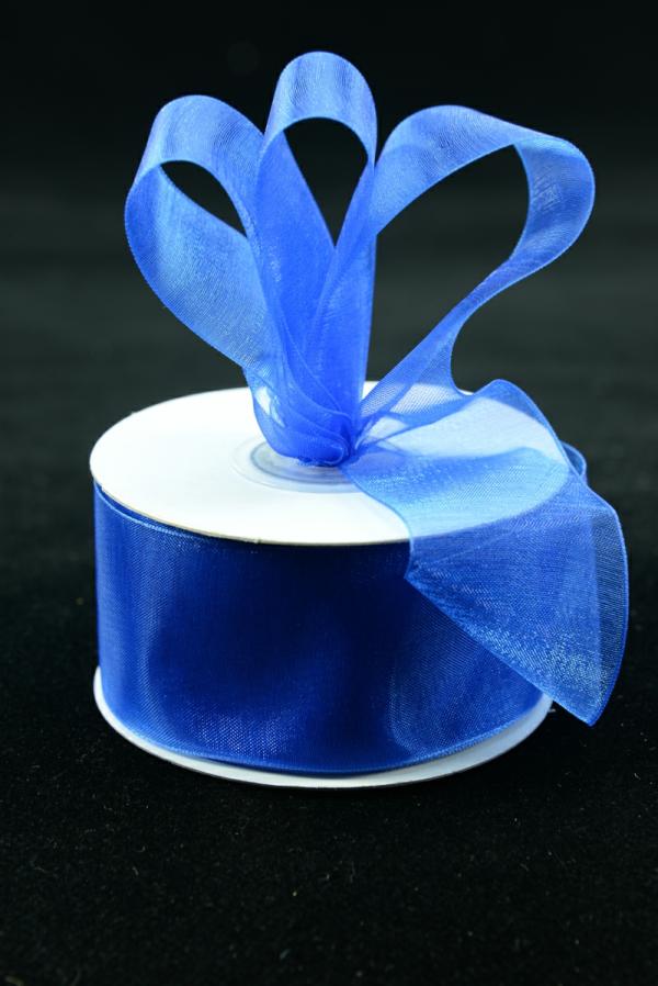 Organza Ribbon |   Organza Ribbon , Royal, 1.5 Inch X 25 Yards (1 Spool) Organza Ribbon Organza Ribbon